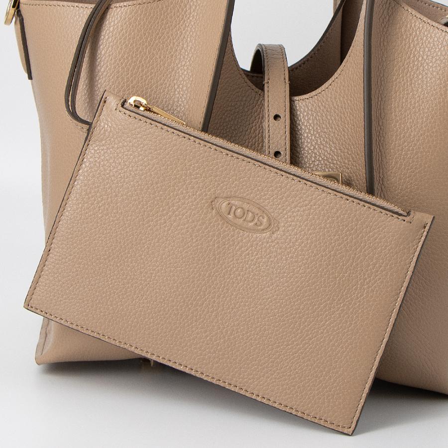 TOD'S（トッズ） トートバッグ ミニ ナチュラル T TIMELESS T
