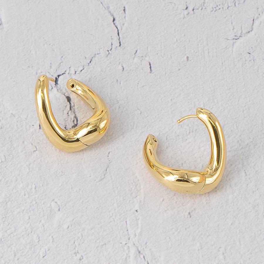 トムウッド TOM WOOD ピアス ゴールド ツイストフープ Twist Hoops GOLD 101420 925-18K