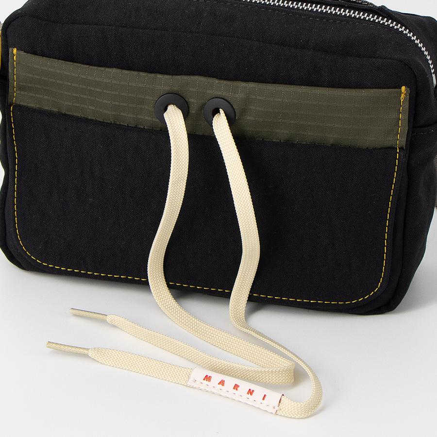 マルニ MARNI ショルダーバッグ テクニカルファブリック カメラバッグ SBMQ0124U0 P8942 00N99 BLACKの画像