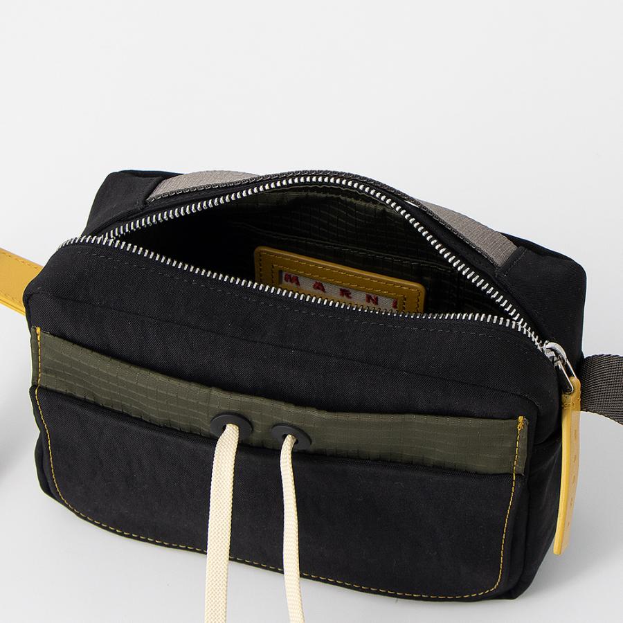 マルニ MARNI ショルダーバッグ テクニカルファブリック カメラバッグ SBMQ0124U0 P8942 00N99 BLACKの画像