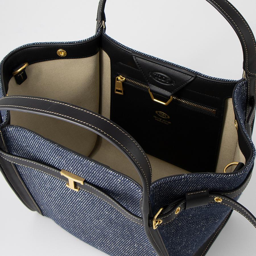 TOD'S（トッズ） トートバッグ(2WAY仕様) デニムトートバッグ ブルー