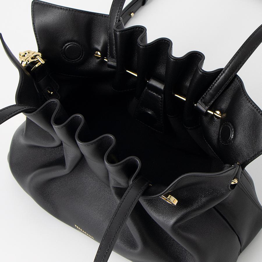 FERRAGAMO（フェラガモ） トートバッグ(2WAY仕様) ブラック SOFT BAG