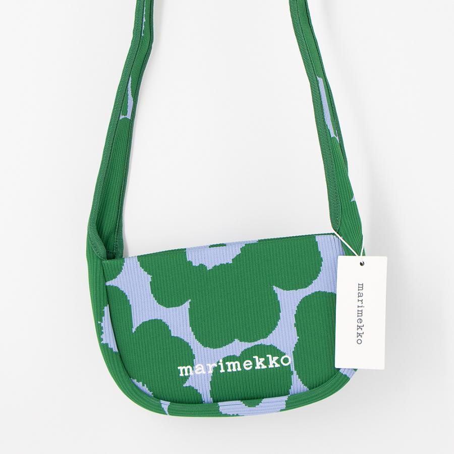 marimekko　マリメッコ　ショルダーバッグ　Knitted　グリーン marimekko（マリメッコ） ショルダーバッグ Knitted Crossbody Unikko
