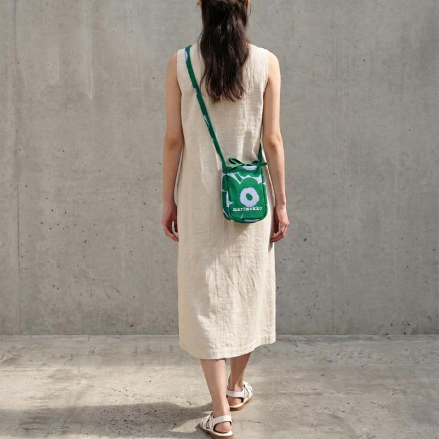 marimekko　マリメッコ　ショルダーバッグ　Knitted　グリーン marimekko（マリメッコ） ショルダーバッグ スマホポーチ Knitted