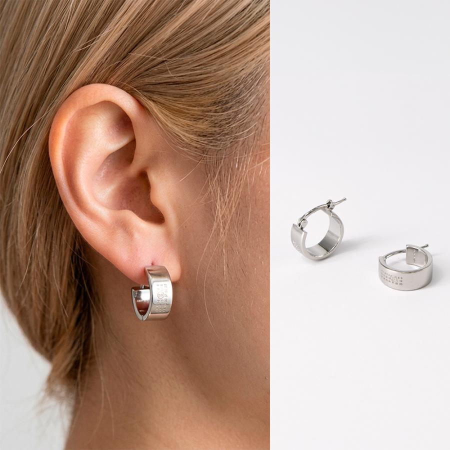 MM6 Maison Margiela フープピアス 片耳用 MM6 エムエムシックスメゾンマルジェラ MAISON MARGIELA