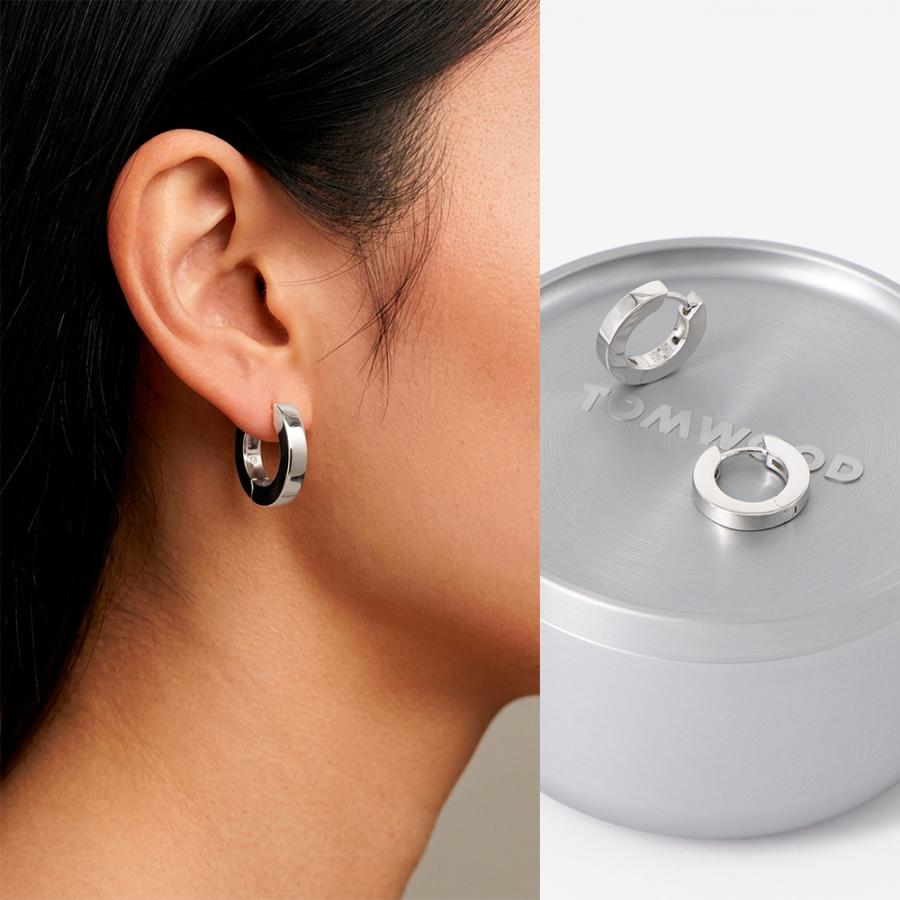TOM WOOD（トムウッド） ピアス シルバー ベックフープス Beck Hoops