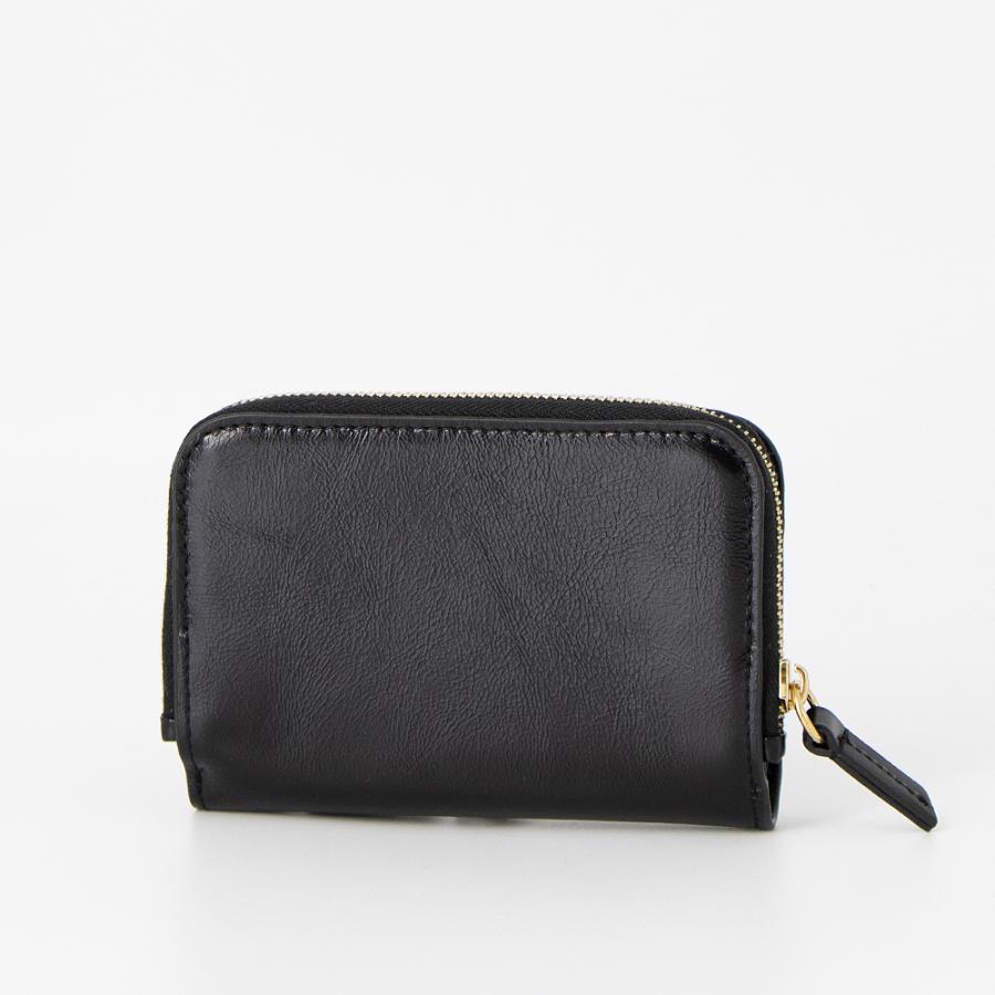 クロエ CHLOE 2つ折り財布 シャイニーレザー ALPHABET CHC25SP534O16 001 BLACKの画像