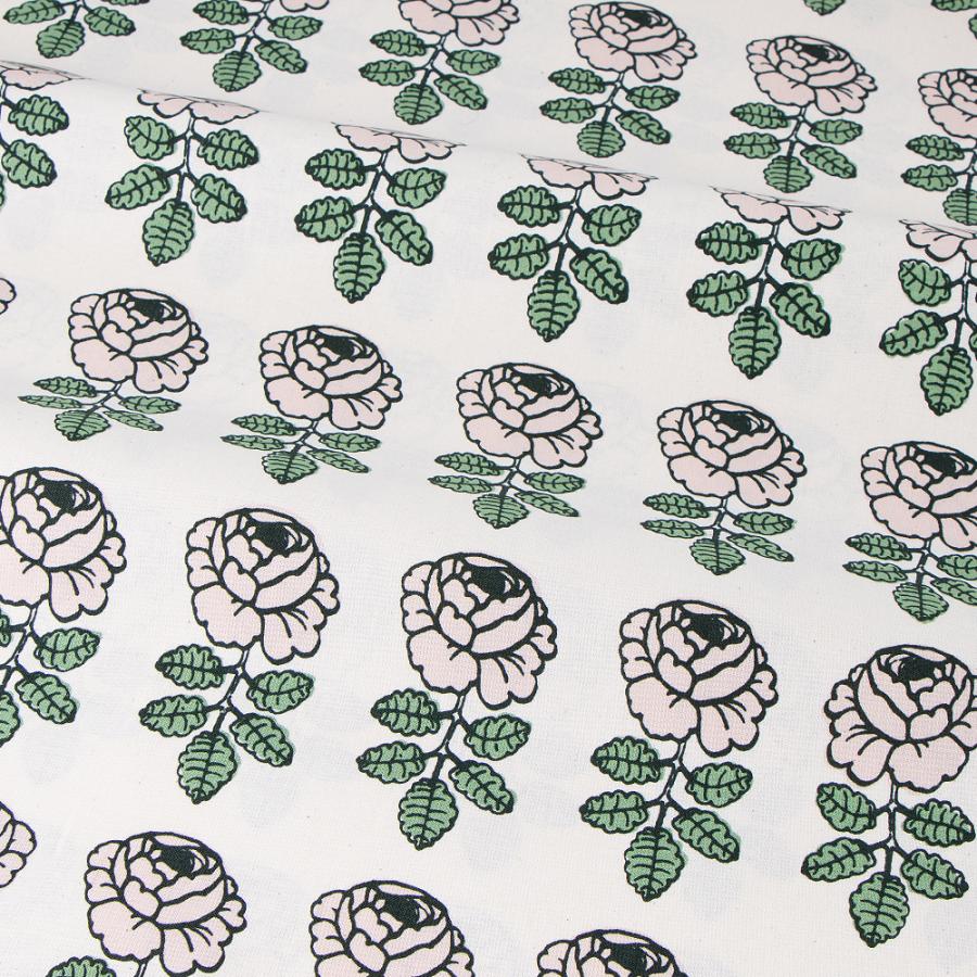 マリメッコ　PVC生地　V I H K I R U U S U marimekko（マリメッコ） 生地 ファブリック Vihkiruusu Cotton Fabric