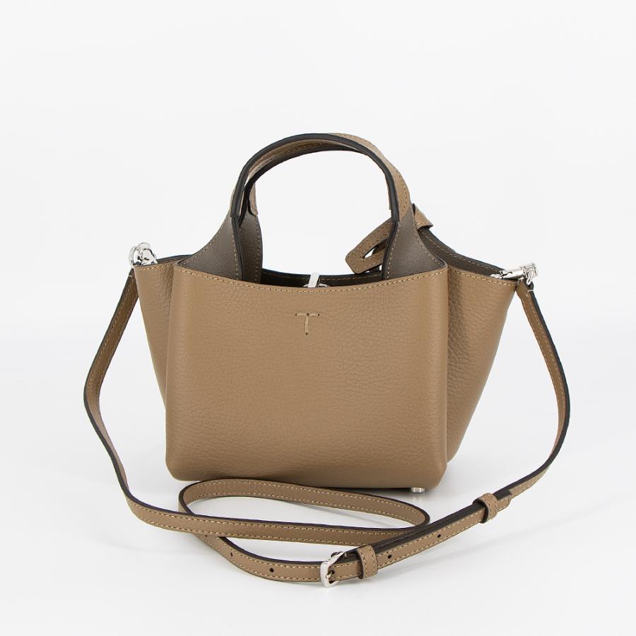 TOD'S（トッズ） トートバッグ(2WAY仕様) マイクロ Tタイムレス T