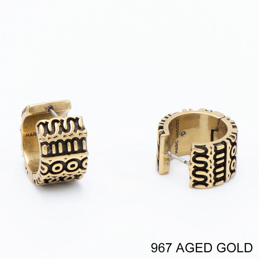 MARC JACOBS マークジェイコブス ピアス THE MONOGRAM ENGRAVED MARC JACOBS マークジェイコブス ピアス THE MONOGRAM ENGRAVED