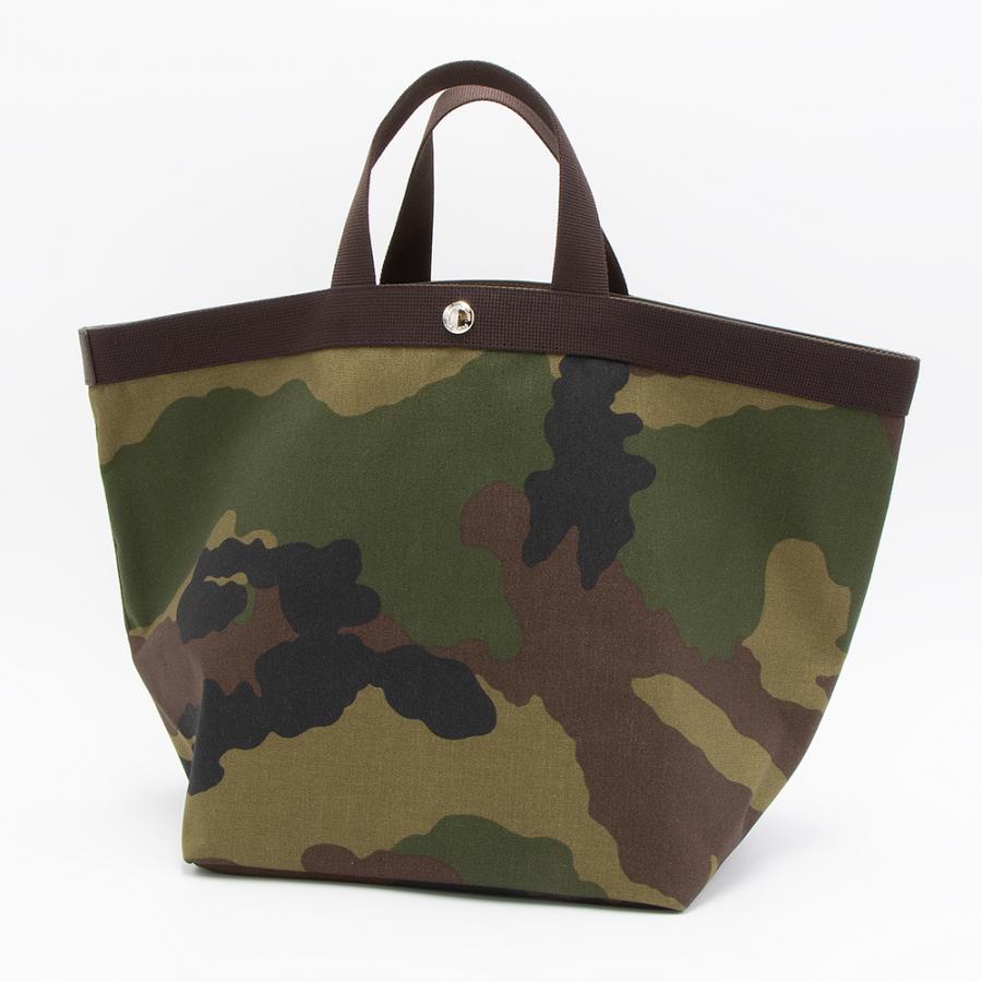 美品◉エルベシャプリエ◉725W◉コーデュラ舟型トートL◉カモフラージュ Herve Chapelier（エルベシャプリエ） トートバッグ カモフラージュ