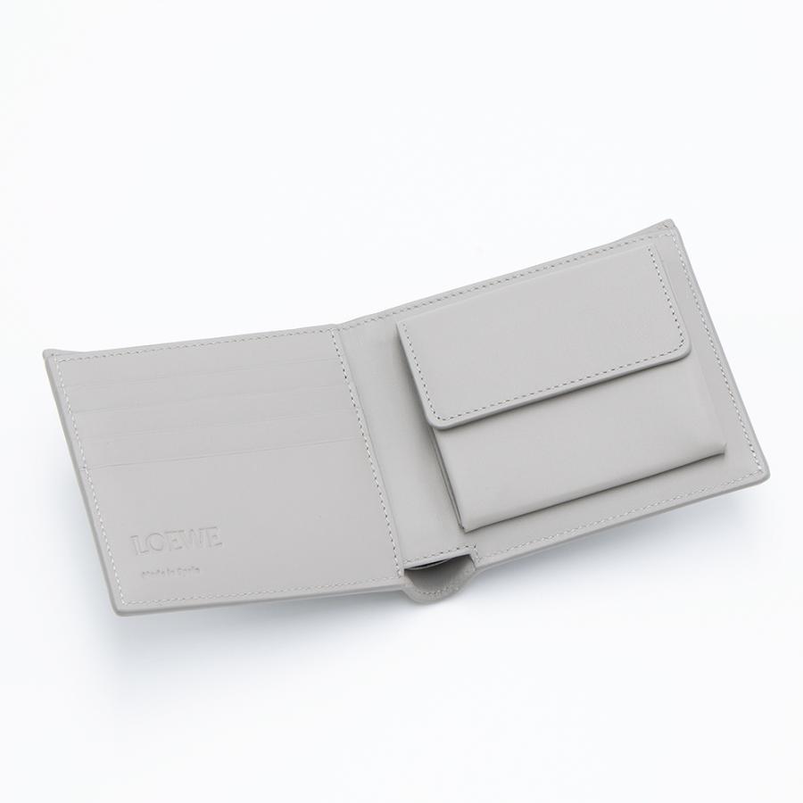 【正規品】LOEWE ロエベ　アナグラム　グレーキャンバス長財布 箱付き 正規品】LOEWE ロエベ アナグラム グレーキャンバス長財布 箱付き