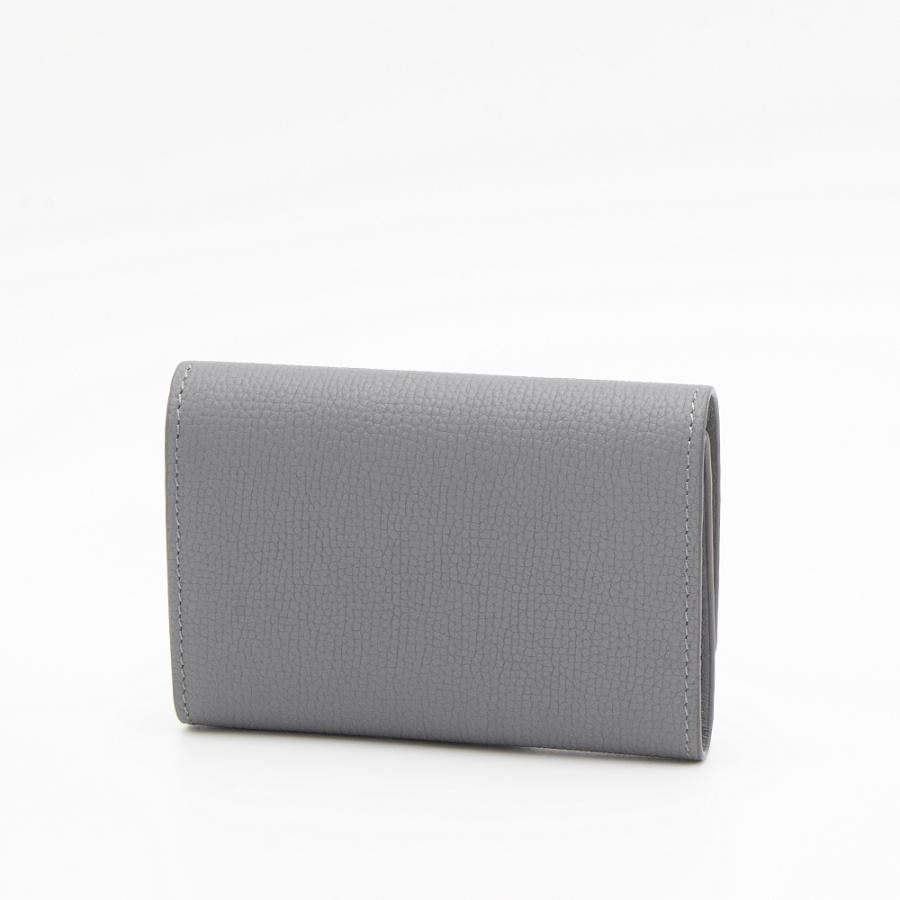 ロエベ LOEWE 3つ折り財布 アスファルトグレー ANAGRAM VERTICAL 