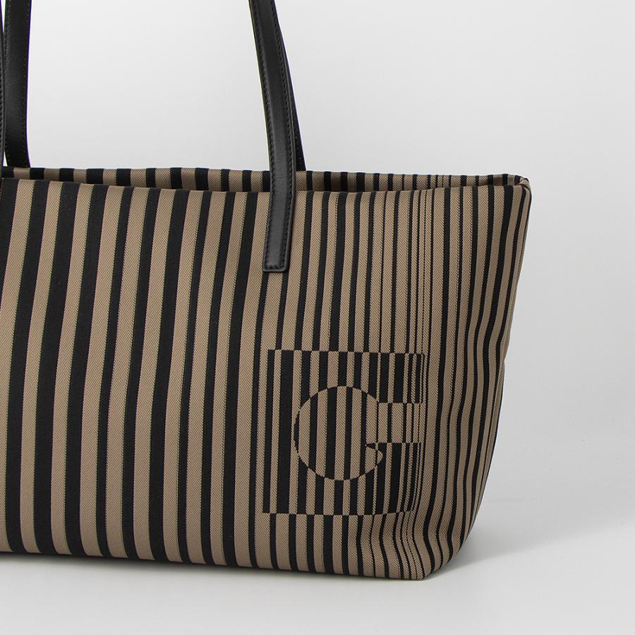 ❤️美品❤️GHERARDINI 手提げバッグ／トートバッグ　ブラック・ブラウン GHERARDINI（ゲラルディーニ） トートバッグ スモールミディアム
