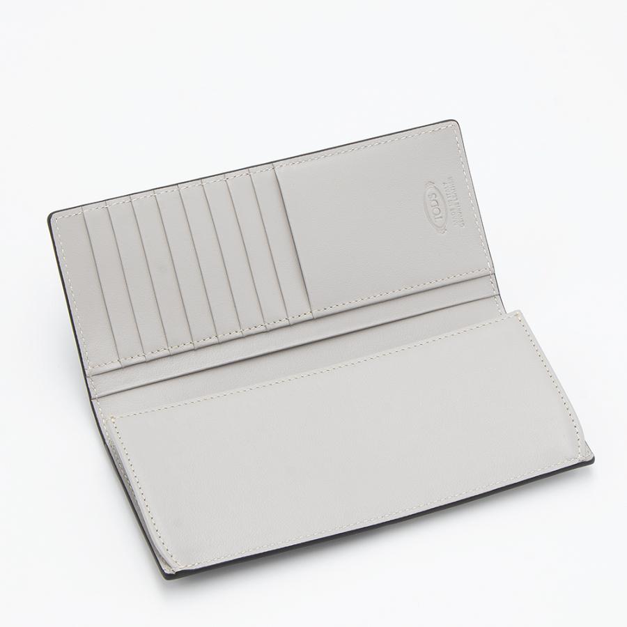 TOD'S トッズ 2つ折り長財布(小銭入れ付き) レザーバーティカル