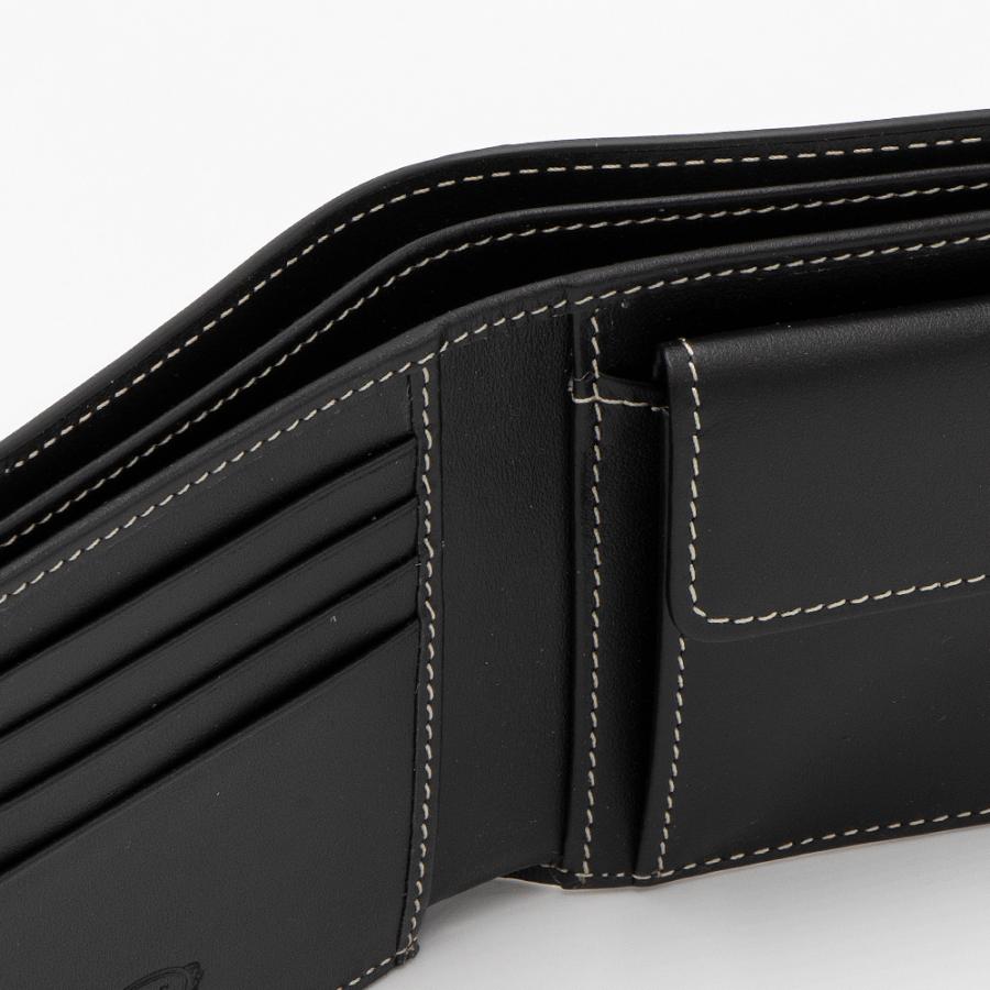 TOD'S トッズ 2つ折り財布(小銭入れ付き) レザーウォレット