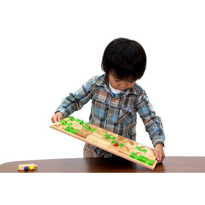 木のおもちゃ エトボイラ 知育玩具 ゲーム マザベル（くみかえ迷路