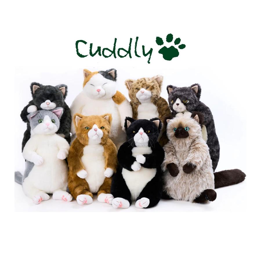 Cuddly(カドリー） ピンカートン 猫 ぬいぐるみ 茶トラ : GRANDE