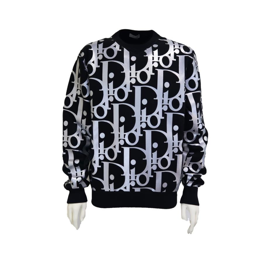 正規品販売 オーバーサイズ リフレクティブ サマー Albero ディオール メンズファッション スキー カプセルコレクション Dior スキー カプセルコレクション メンズ 113m630at197 Grande セーター ウールジャージー オブリーク リフレクティブ トレーナー