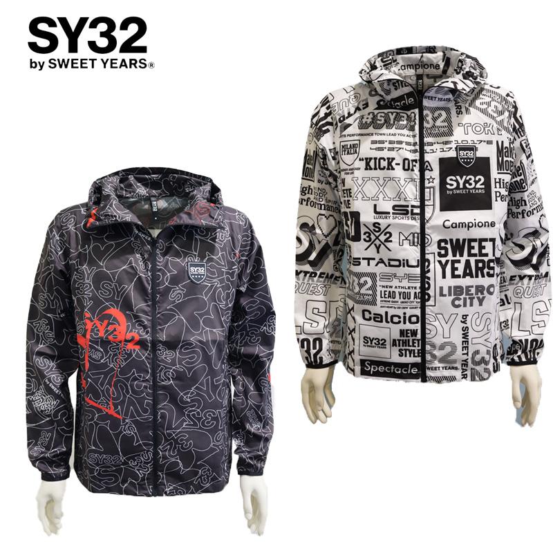SY32 プリント ウィンドブレーカーL SY32 by SWEET YEARS（エスワイサーティトゥバイスィートイヤーズ