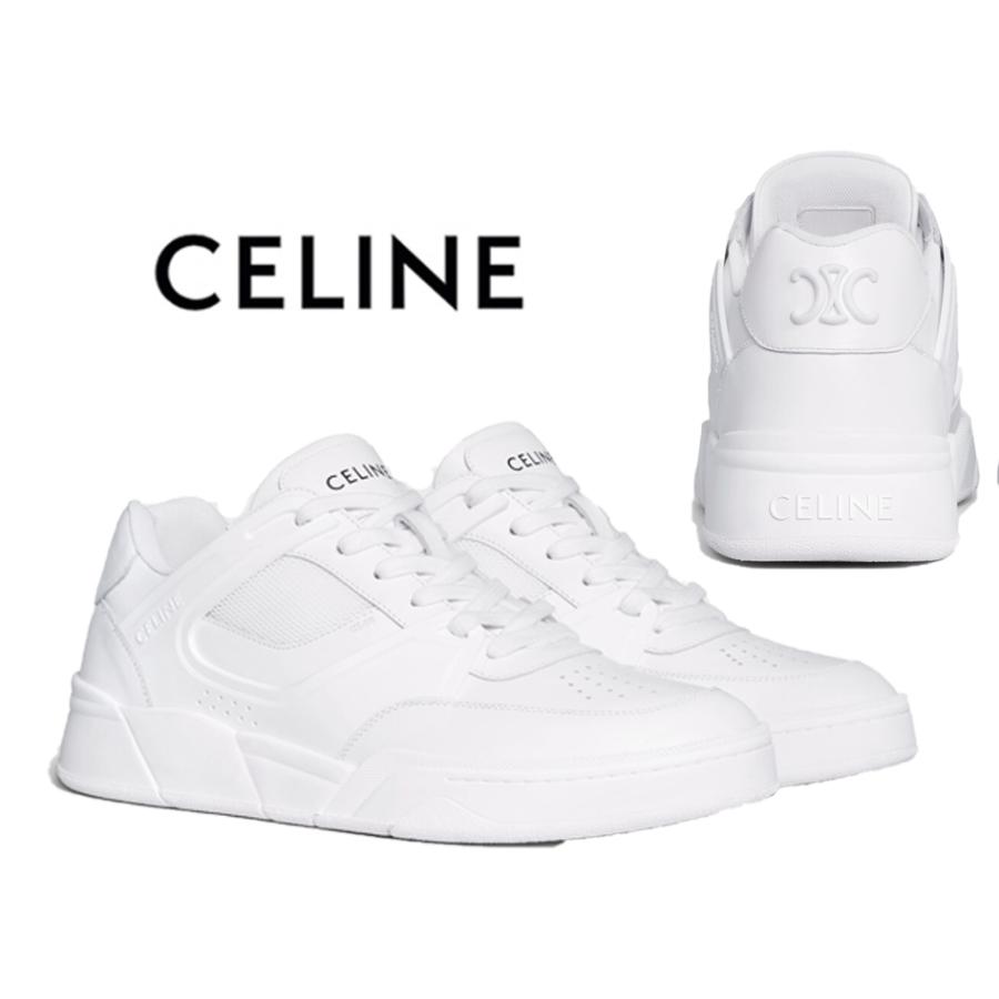 ♡*♡様 CELINE セリーヌ スニーカー シューズ レースアップ ロースニー CELINE (セリーヌ) カーフスキン＆メッシュ レースアップ ロー