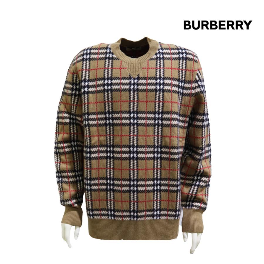 BURBERRY burberry バーバリー カシミヤセーター メンズ チェック 
