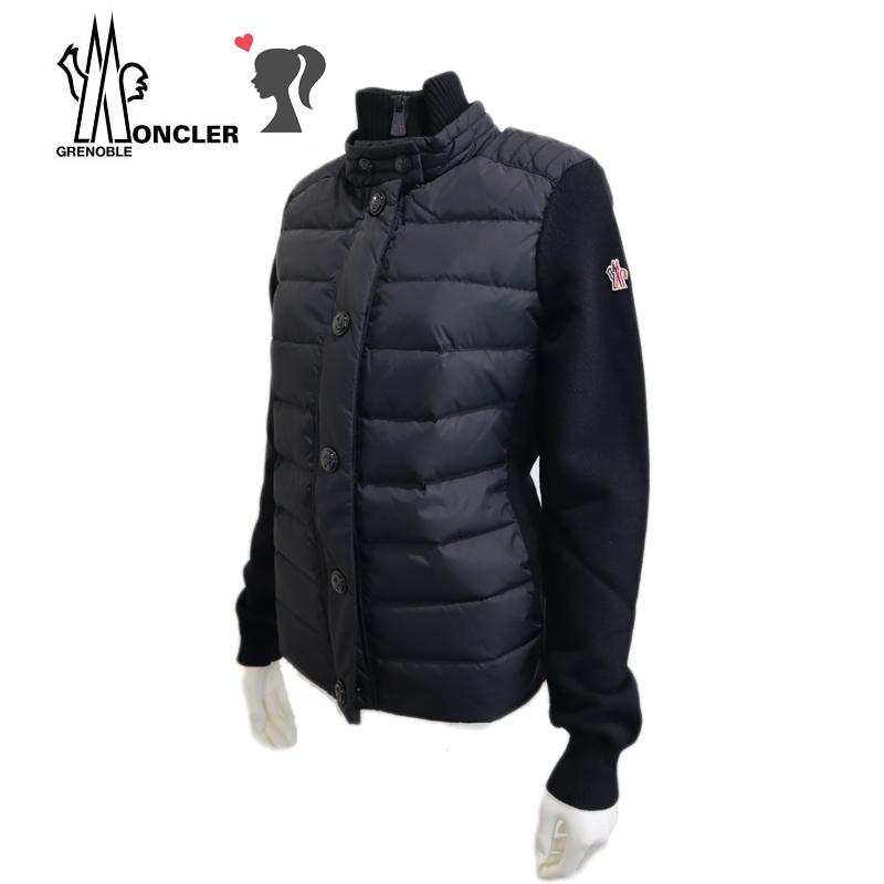 モンクレール レディース カーディガン ニット ダウンジャケット  