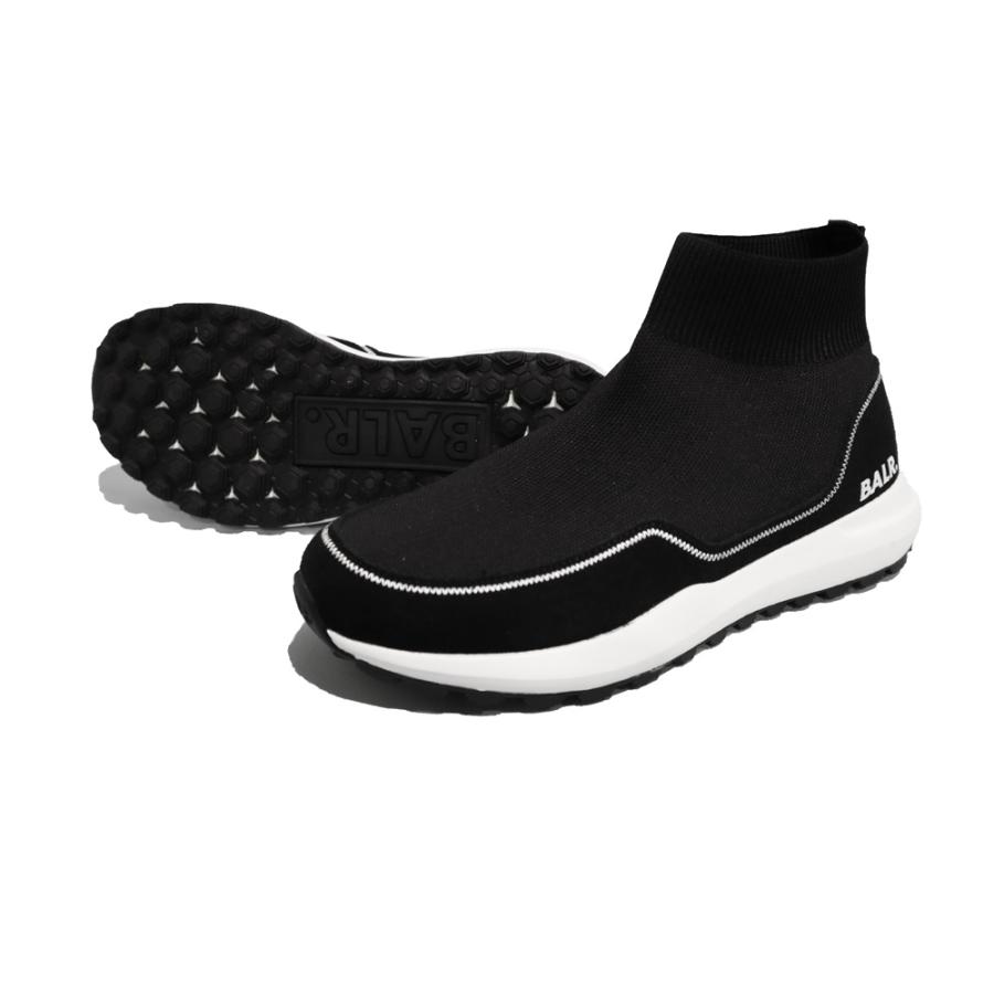 BALR.（ボーラー） メンズ スニーカー メッシュアッパー ソックス 