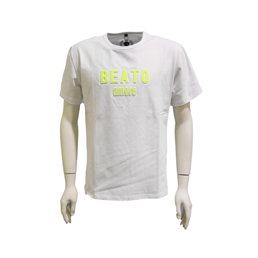 2021春夏新作 BEATO ベアート メンズ ロングTシャツ 半袖 丸首  