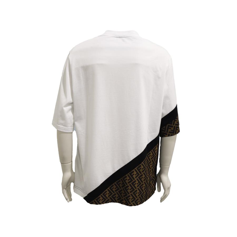 FENDI フェンディ メンズ オーバーサイズ 半袖Tシャツ ブラック FENDI フェンディ メンズ オーバーサイズ 半袖Tシャツ ブラック