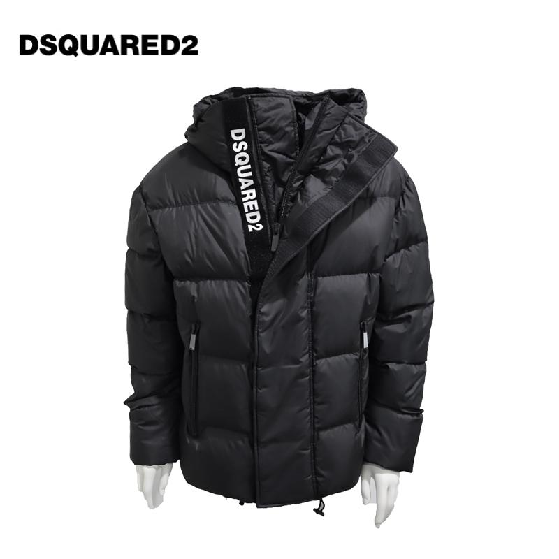 ディースクエアード メンズ ダウンジャケット D2 DSQUARED2 HOODED