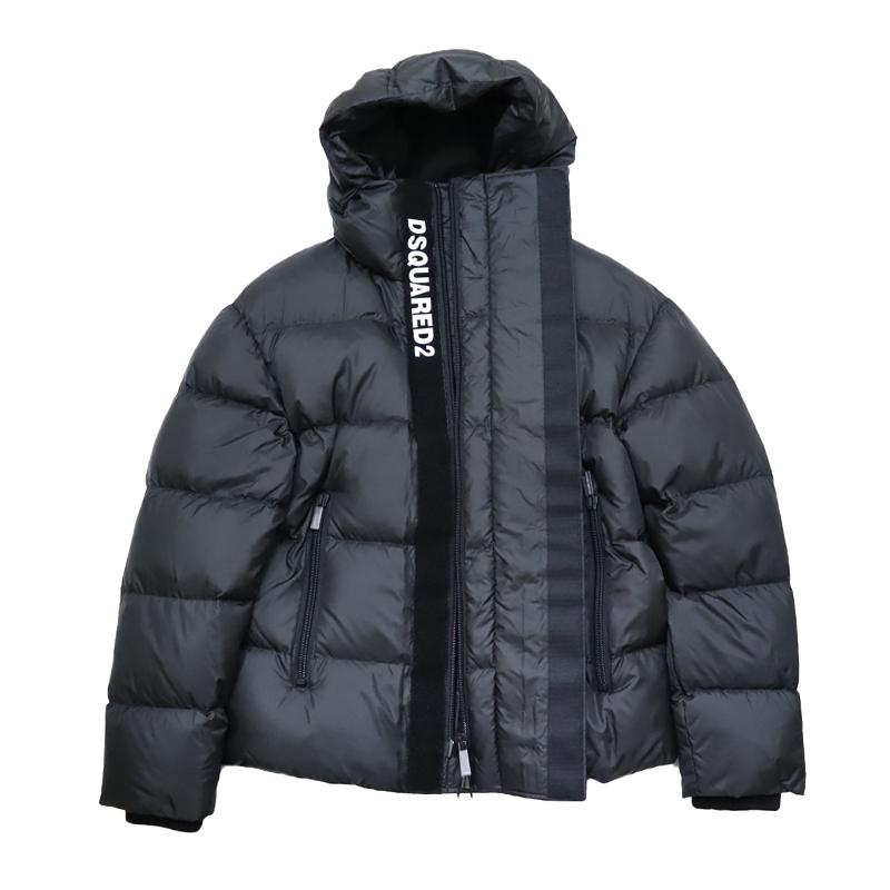 ディースクエアード メンズ ダウンジャケット D2 DSQUARED2 HOODED PUFFER アウター ブルゾン S74AM1275