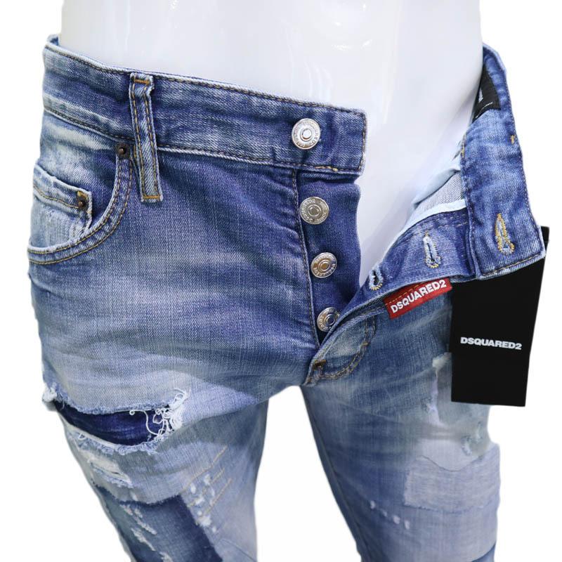 DSQUARED2 ディースクエアード dsq D2 スケーター デニム DSQUARED2 ディースクエアード dsq D2 スケーター デニム