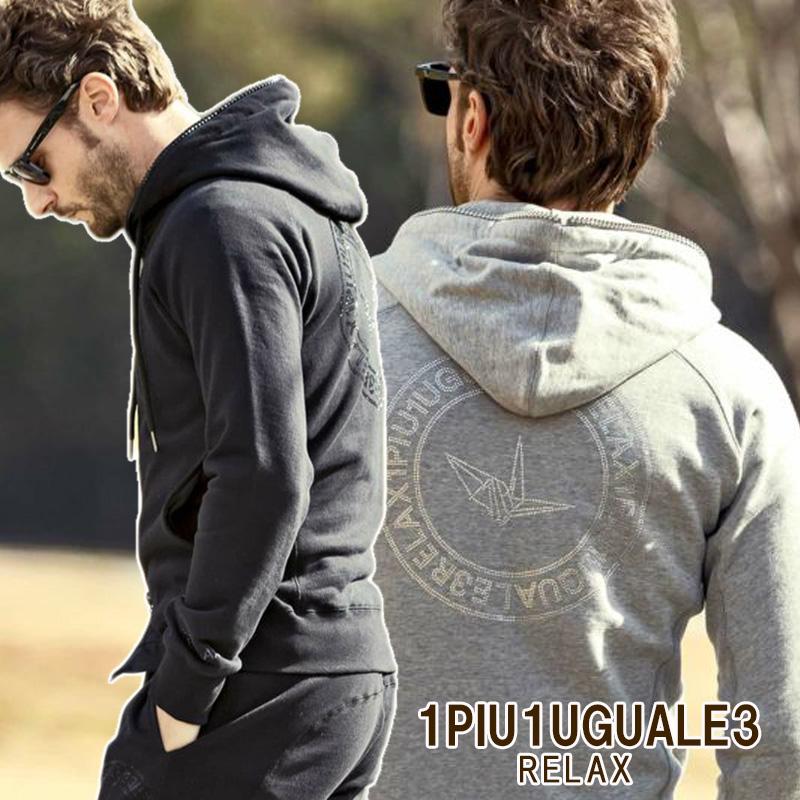 1PIU1UGUALE3 RELAX 2023新作 ウノピュウノウグァーレトレ メンズ  