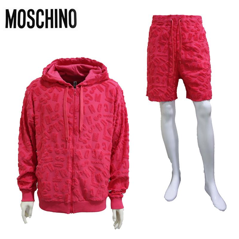 MOSCHINO パイル生地 セットアップ モスキーノ メンズ SWIMライン  