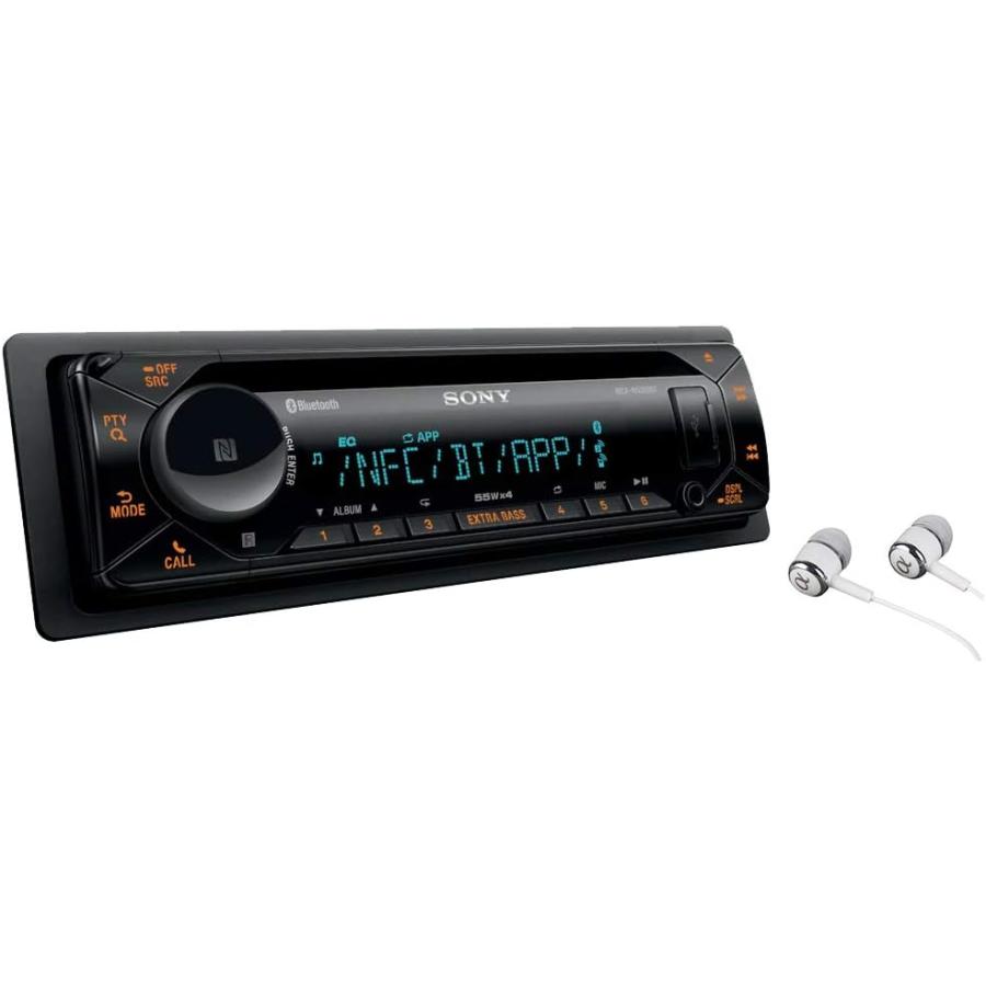 Sony mexxb100bt単一DIN hipower Bluetooth indash CD/AM/FM/SiriusXM準備車