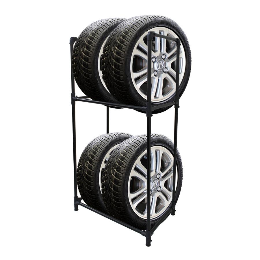 Lサイズ4本収納】タイヤラック 175/80R16 215/60R17 225/65R17 等 大型 
