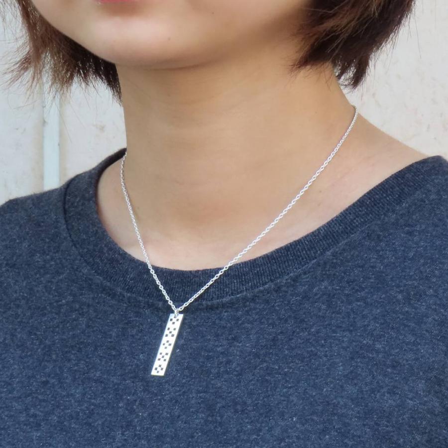 ミンサー柄ネックレス シルバー925 【刻印無料】 ミンサー ミンサー柄ネックレス シルバー925 【刻印無料】 ミンサー