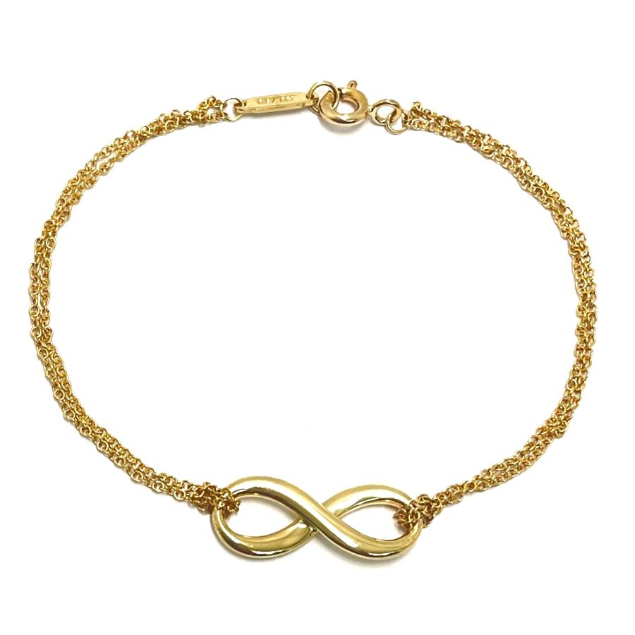 Tiffany ティファニー インフィニティダブルチェーンブレスレット ティファニー(TIFFANY&CO.)|インフィニティダブルチェーン