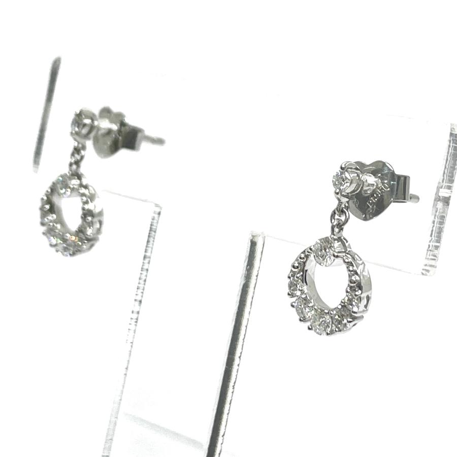STAR JEWELRY（スタージュエリー） ダイヤピアス Pt950 0.15ct/0.15ct 