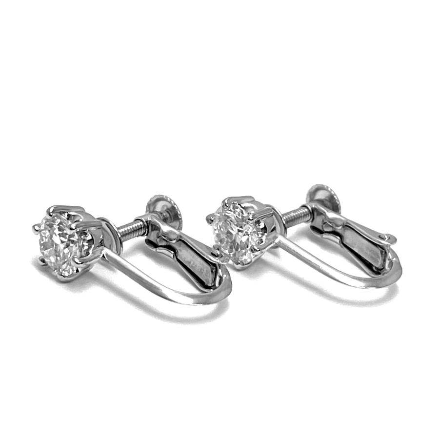 TASAKI（タサキ） ダイヤイヤリング Pt900 0.485ct/G/SI2/VG 0.486ct/H 