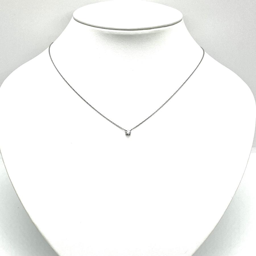 4℃ / ヨンドシー ダイヤネックレス 0.215ct Pt850 一粒