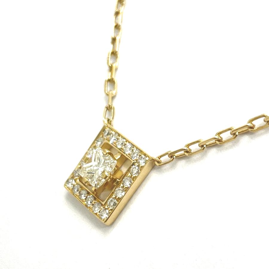 BOUCHERON（ブシュロン） アバ ダイヤ ネックレス プリンセスカット 