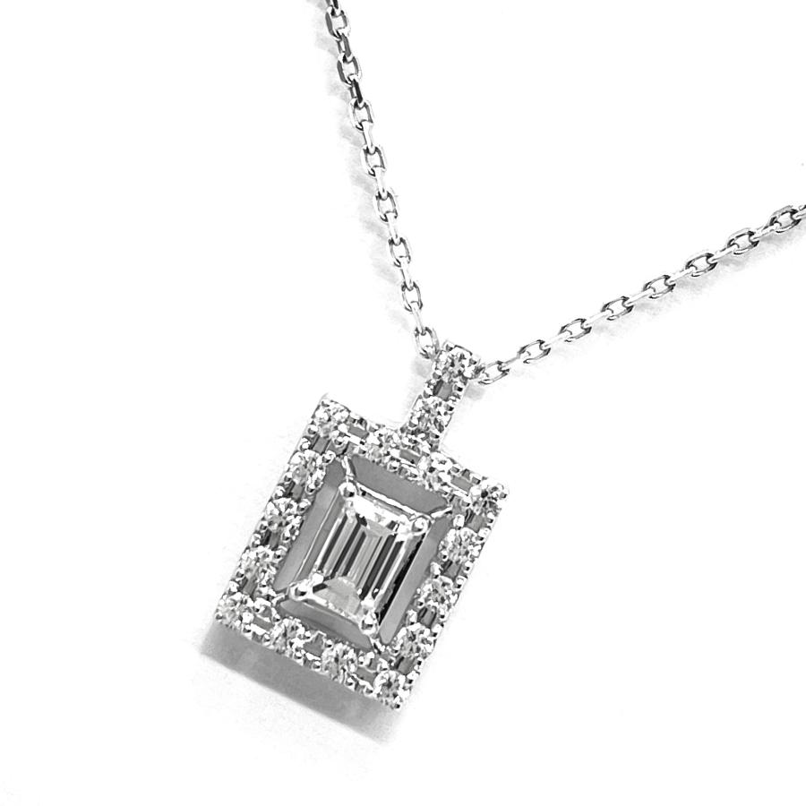 TASAKI タサキ ネックレス ダイヤ ペアシェイプ0.52ct/0.11ct TASAKI（タサキ） ダイヤネックレス 0.33ct K18WG ペンダント
