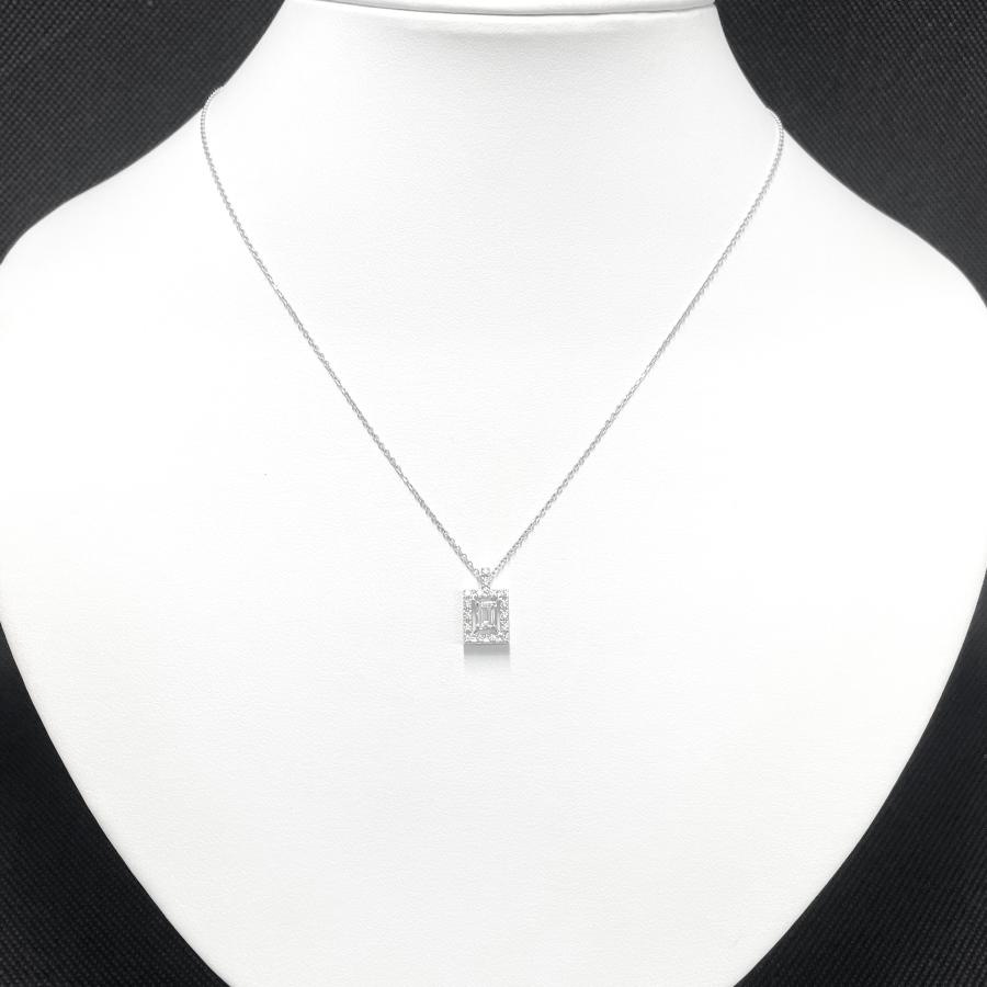 TASAKI（タサキ） ダイヤネックレス 0.33ct K18WG ペンダント