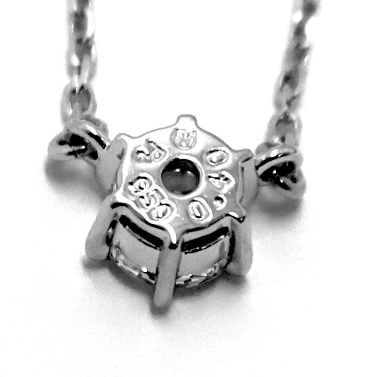 MIKIMOTO（ミキモト） ダイヤネックレス Pt950 0.40ct 一粒