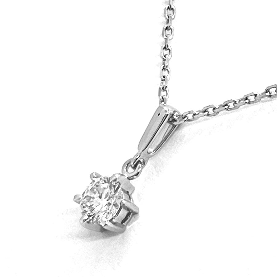 MIKIMOTO（ミキモト） ダイヤネックレス Pt950 0.32ct 一粒
