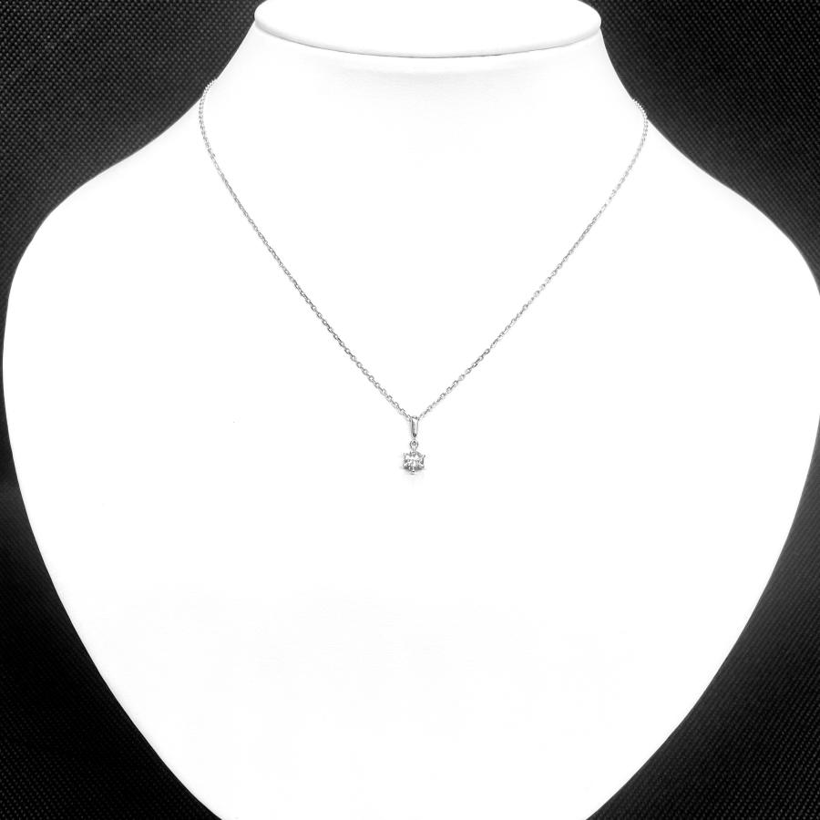 MIKIMOTO（ミキモト） ダイヤネックレス Pt950 0.32ct 一粒