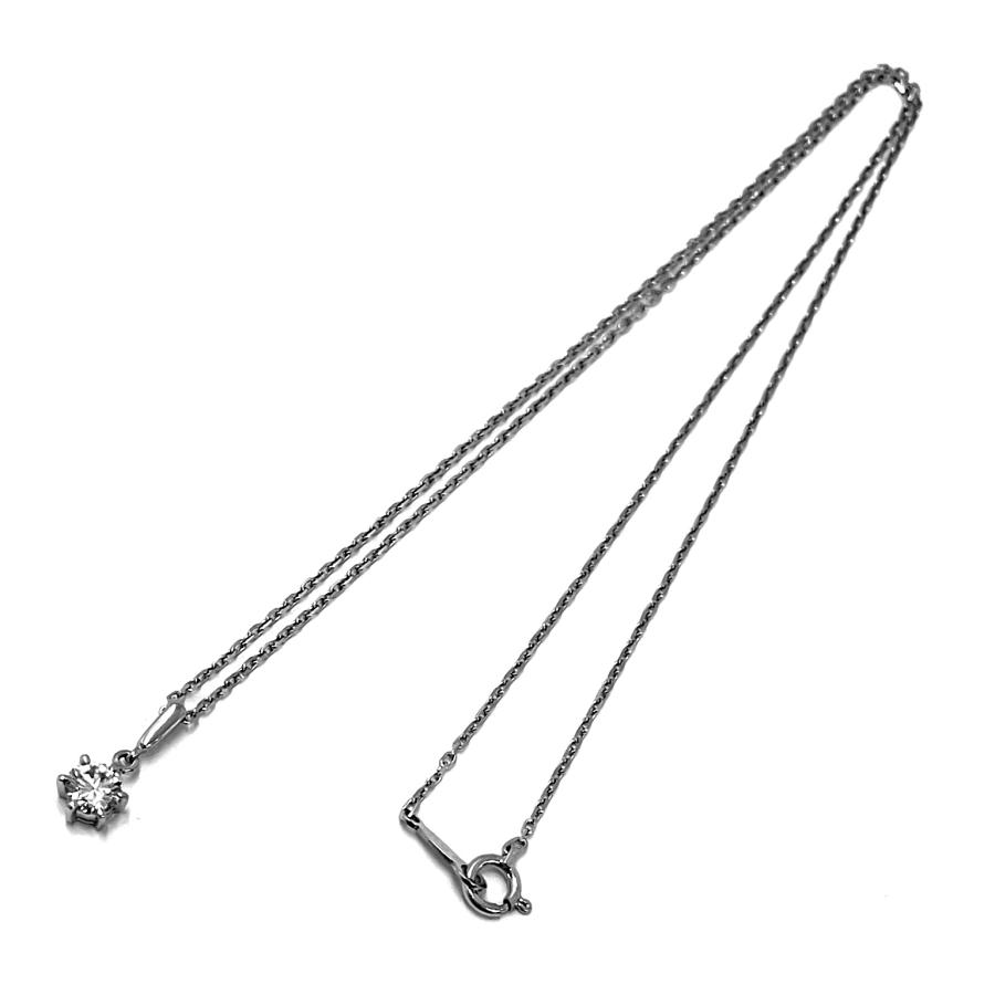 MIKIMOTO（ミキモト） ダイヤネックレス Pt950 0.32ct 一粒
