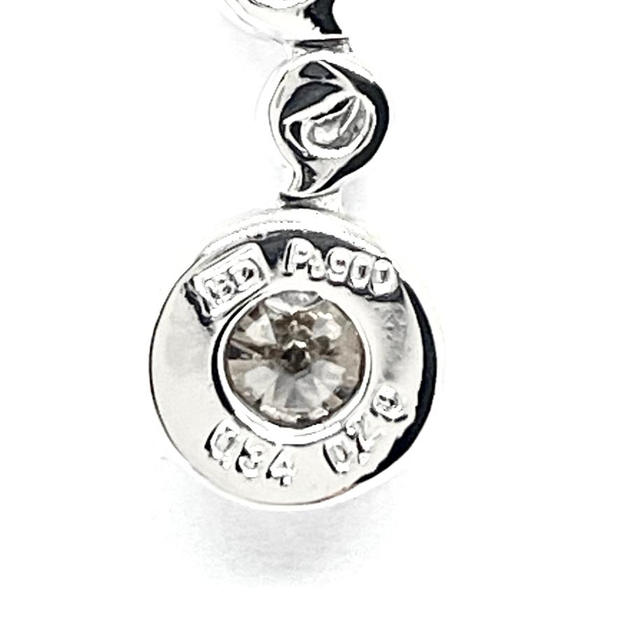 KASHIKEY / カシケイ ベゼル ダイヤネックレス Pt900 0.34ct/0.20ct